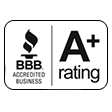 A+ Rating from the Better Business Bureau